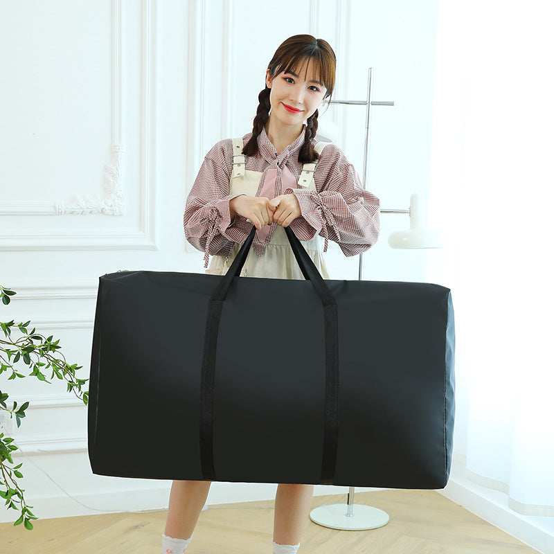 Oxford Cloth Large Pattern Encryption Moving Waterproof Woven Travel Bags