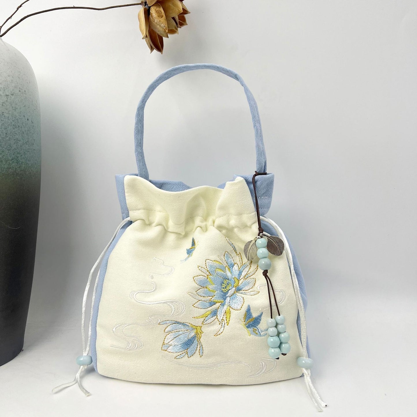With Embroidered Han Chinese Clothing Antiquity Artistic Handbags