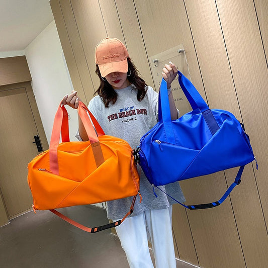 Women's Dry Wet Separation Short Trip Storage Travel Bags