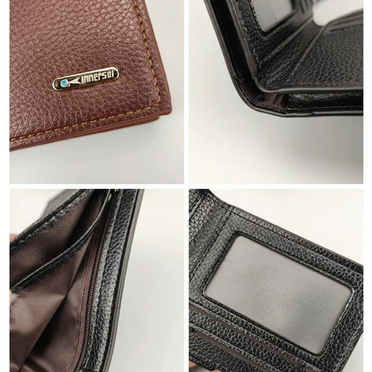 Men's Horizontal Short Simple Stylish Versatile Multiple Men's Wallets