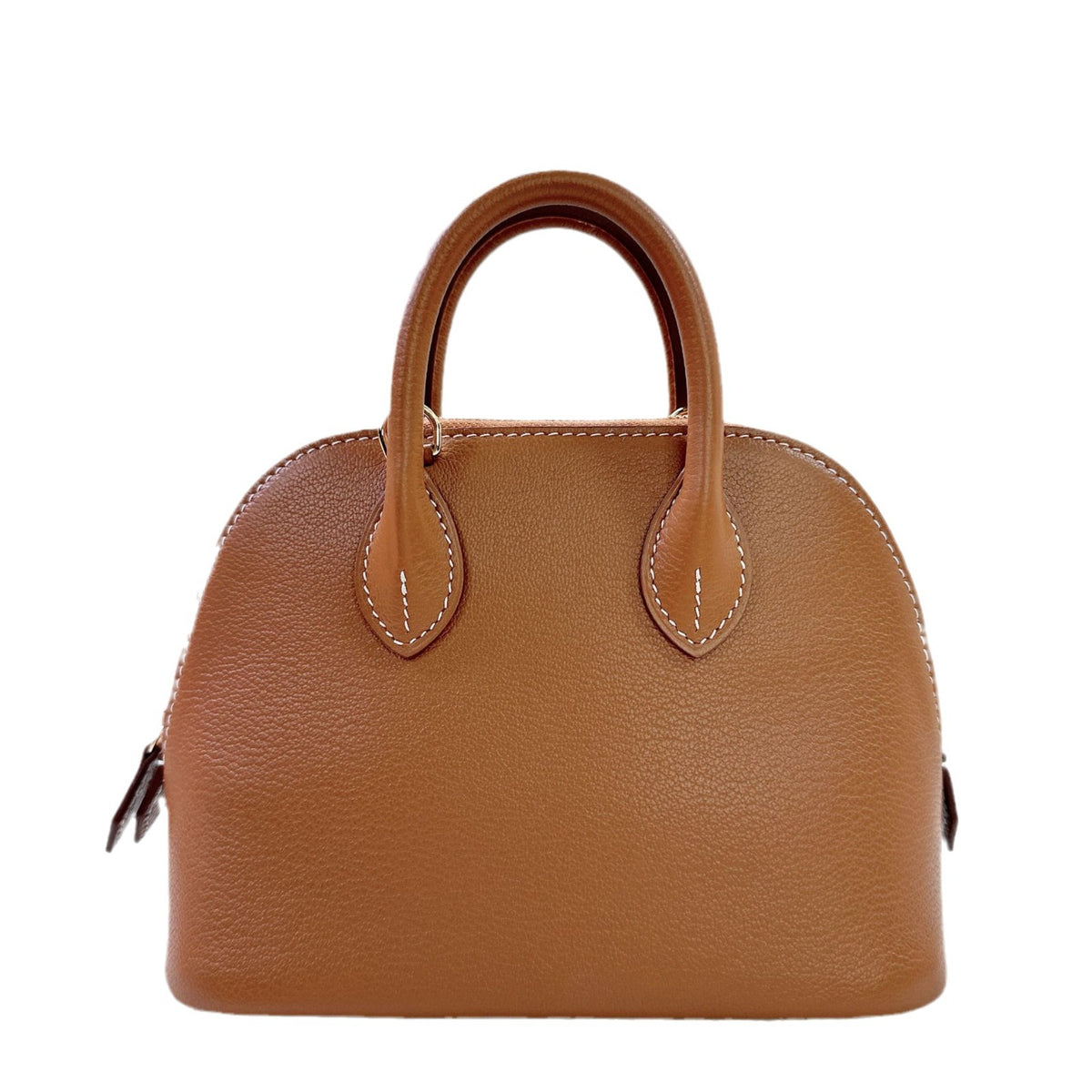 Mini Genuine Leather Goat Pattern Bowling Shell High-grade Bags