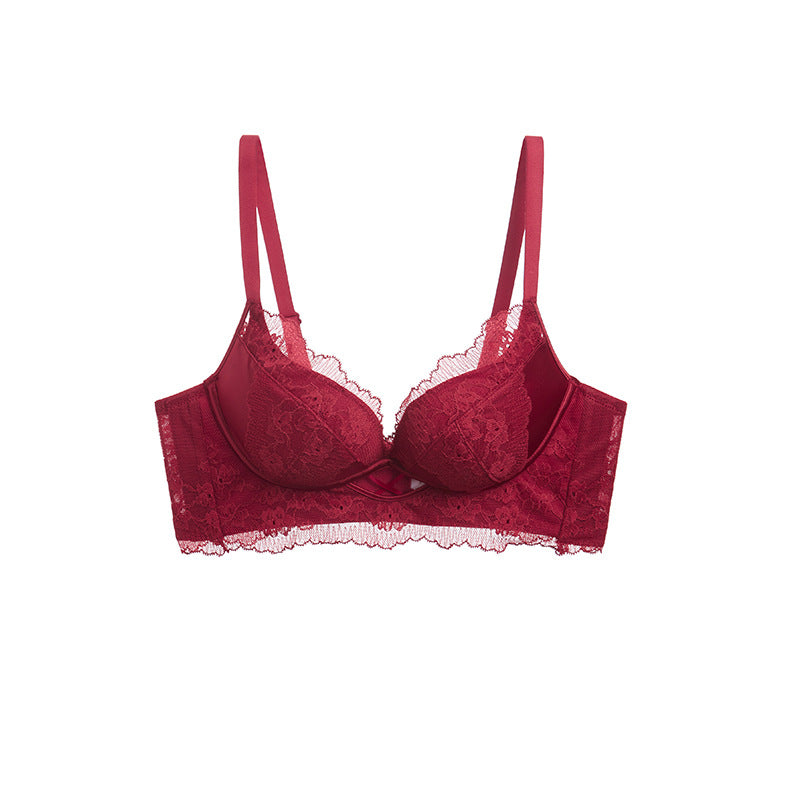 Women's Underwear Gather Comfortably Big Without Steel Ring Bras
