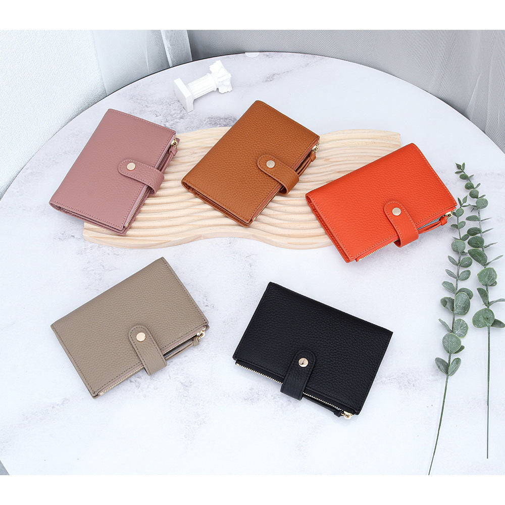 Women's Fashion Vertical Folding Large Capacity First Ladies Wallet