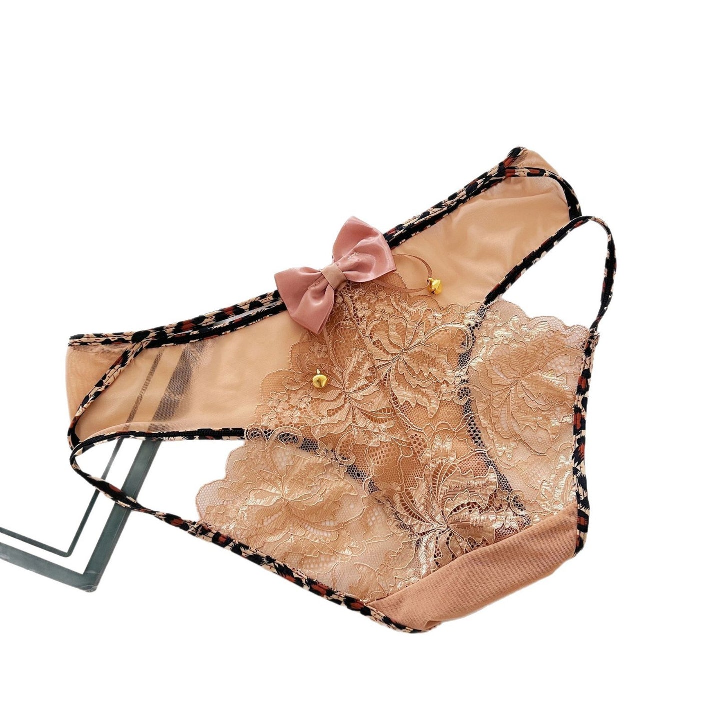 Women's Ring Leopard Print Abstinence Series Underwear Panties