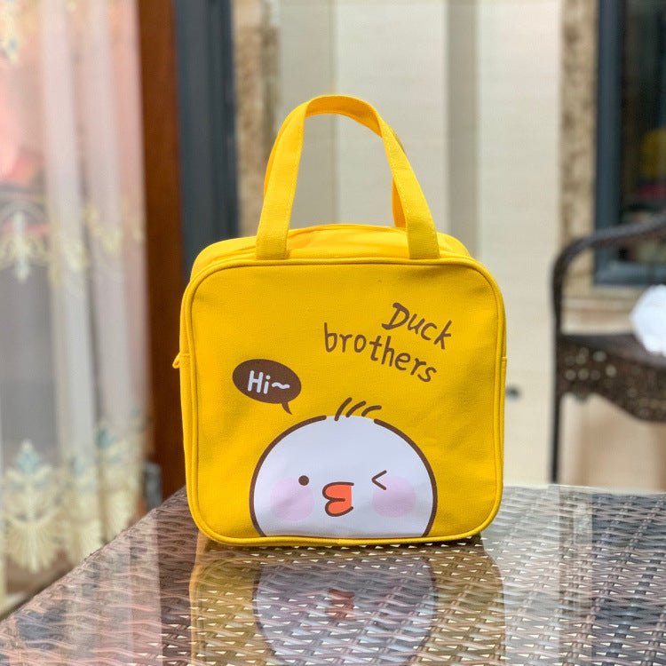 Style Cute Large Capacity Lunch Box Handbags