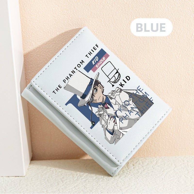 Women's Detective Conan Peripheral Mini Short For Ladies Wallet