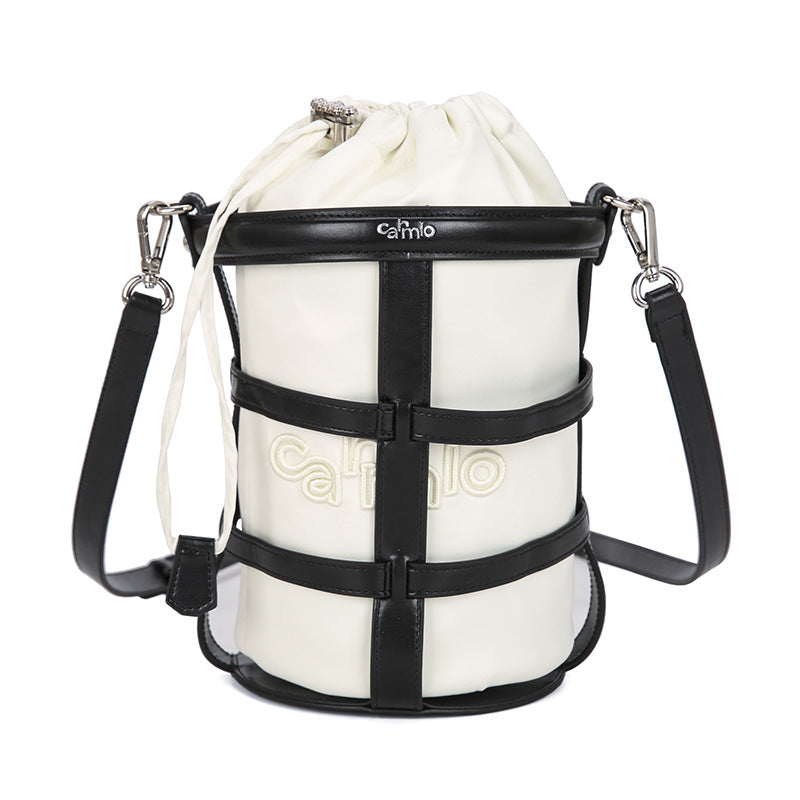 Women's Niche Design Drawstring Versatile Large Capacity Women's Shoulder Bag