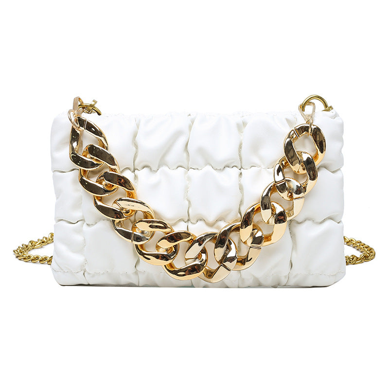 Women's Plaid Chain Spring Super Popular Fashion Women's Shoulder Bag