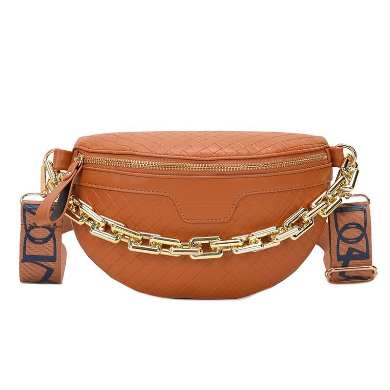 Women's Thick Chain High-grade Plaid Fashionable Women's Messenger Bag