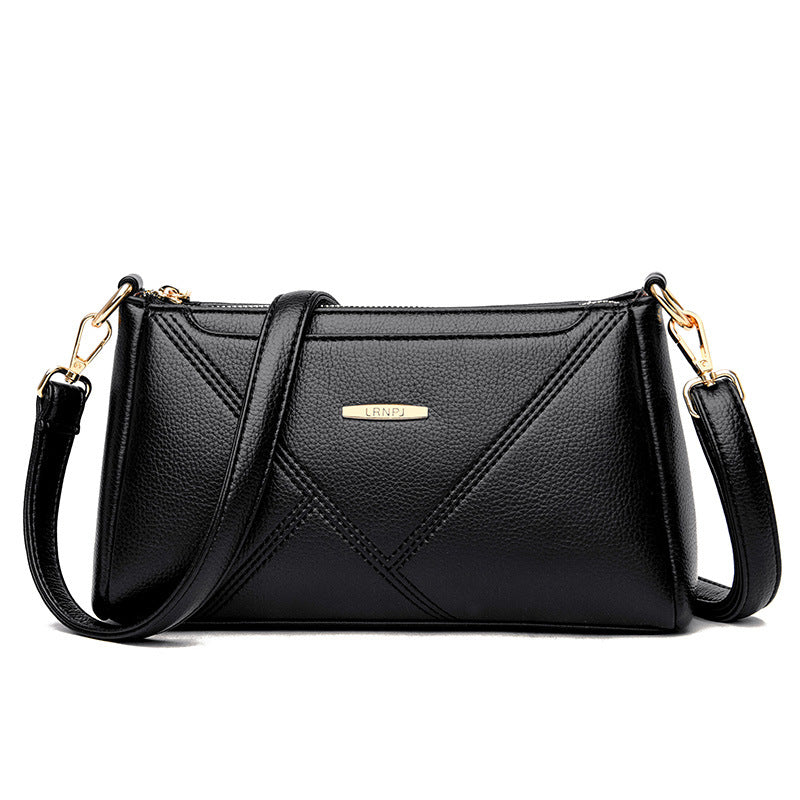 Women's Fashion Underarm Commute Texture Soft Leather Bags
