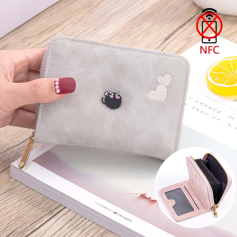 Female Short Versatile Korean Fashion Cute Fresh Card Holder