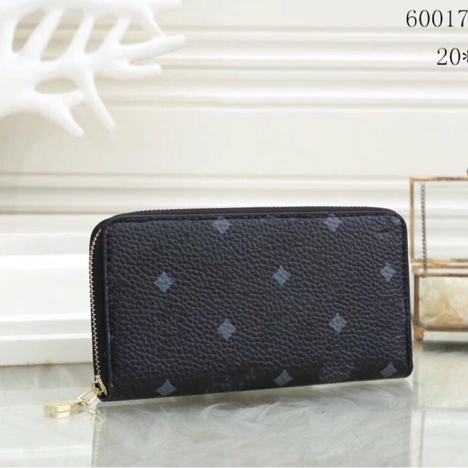 Pretty Sunflower Printed Mid-length Zipper Horizontal Ladies Wallet