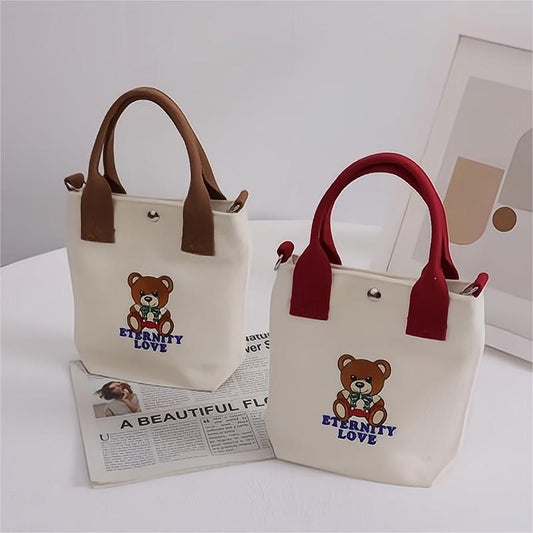 Canvas Female Minnie Mobile Hand Carrying Crossbody Bags