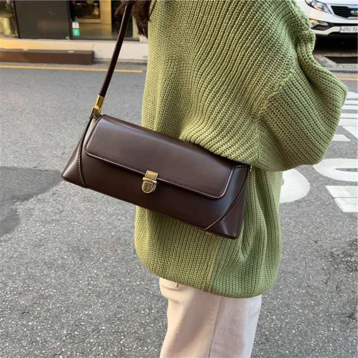 Women's French Niche Retro Underarm Baguette Fashion Women's Shoulder Bag