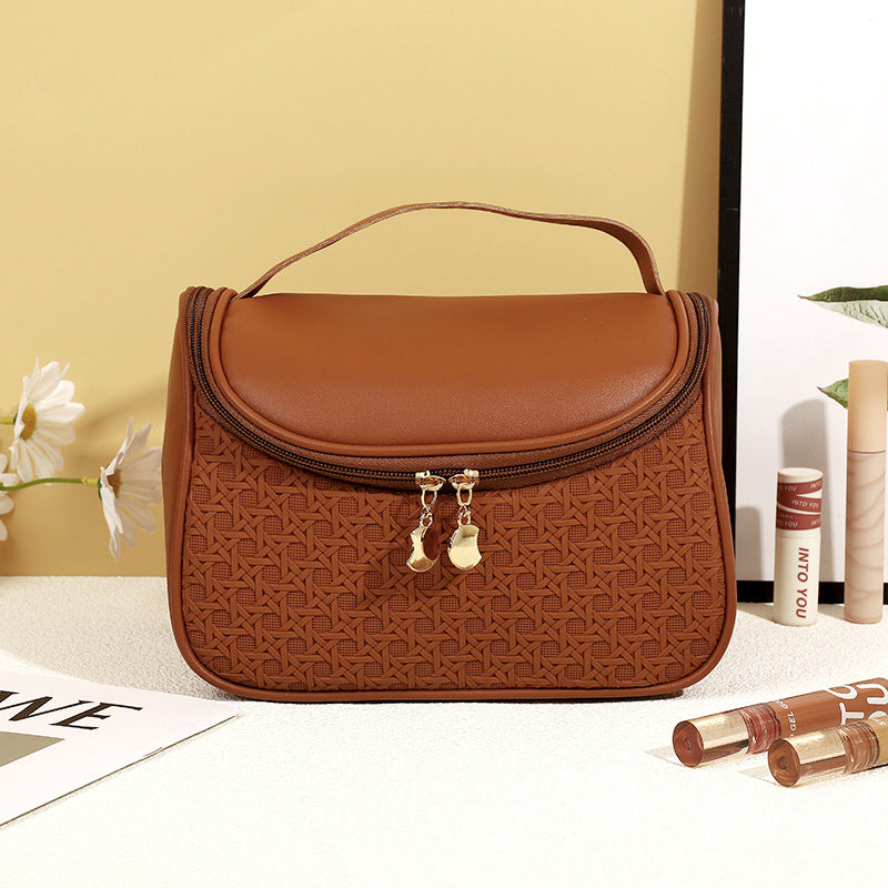 Women's Simple Portable High-grade Storage Waterproof Wash Makeup Bag