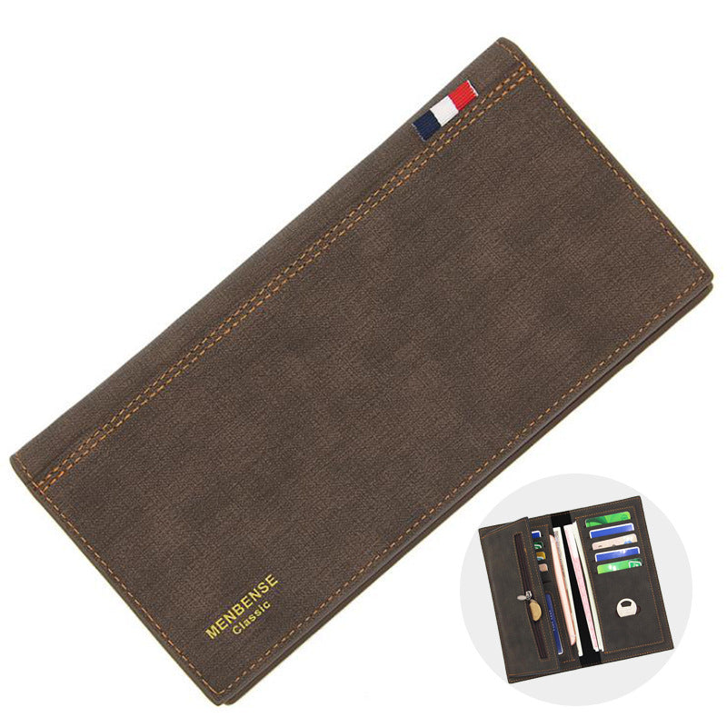 Men's Long Fashion Around Zipper Clutch Men's Wallet