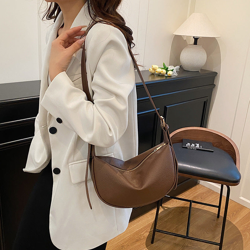 Women's French Style Dumpling Western Leisure Popular Women's Shoulder Bag