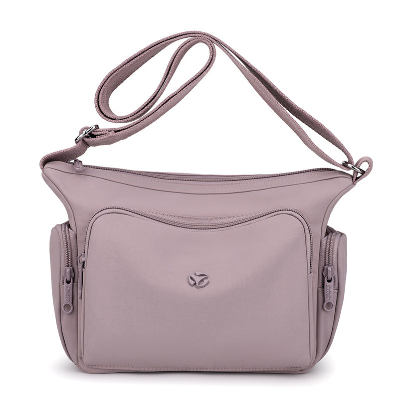 Women's Simple Solid Color Lightweight Fashion Commuter Women's Shoulder Bag