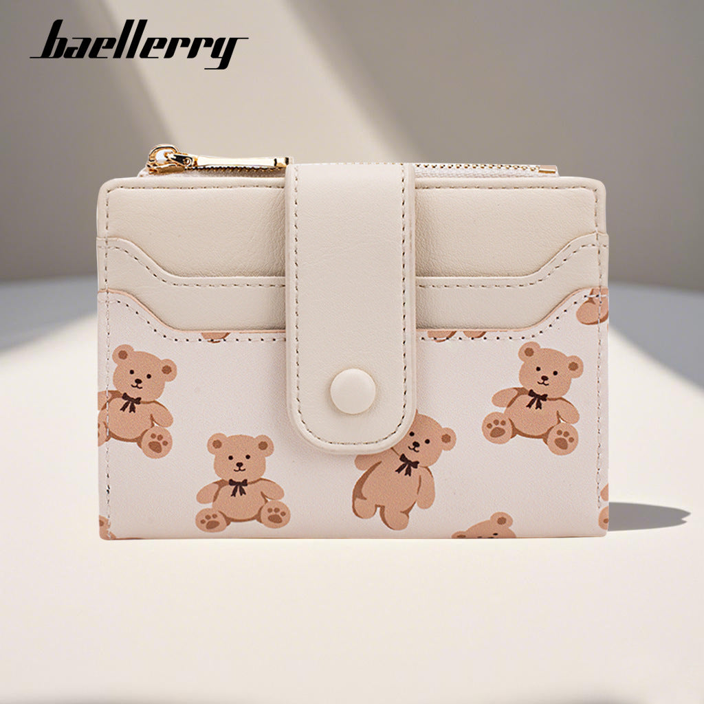 Pretty Women's Short High-grade Fashion Bear Ladies Wallet