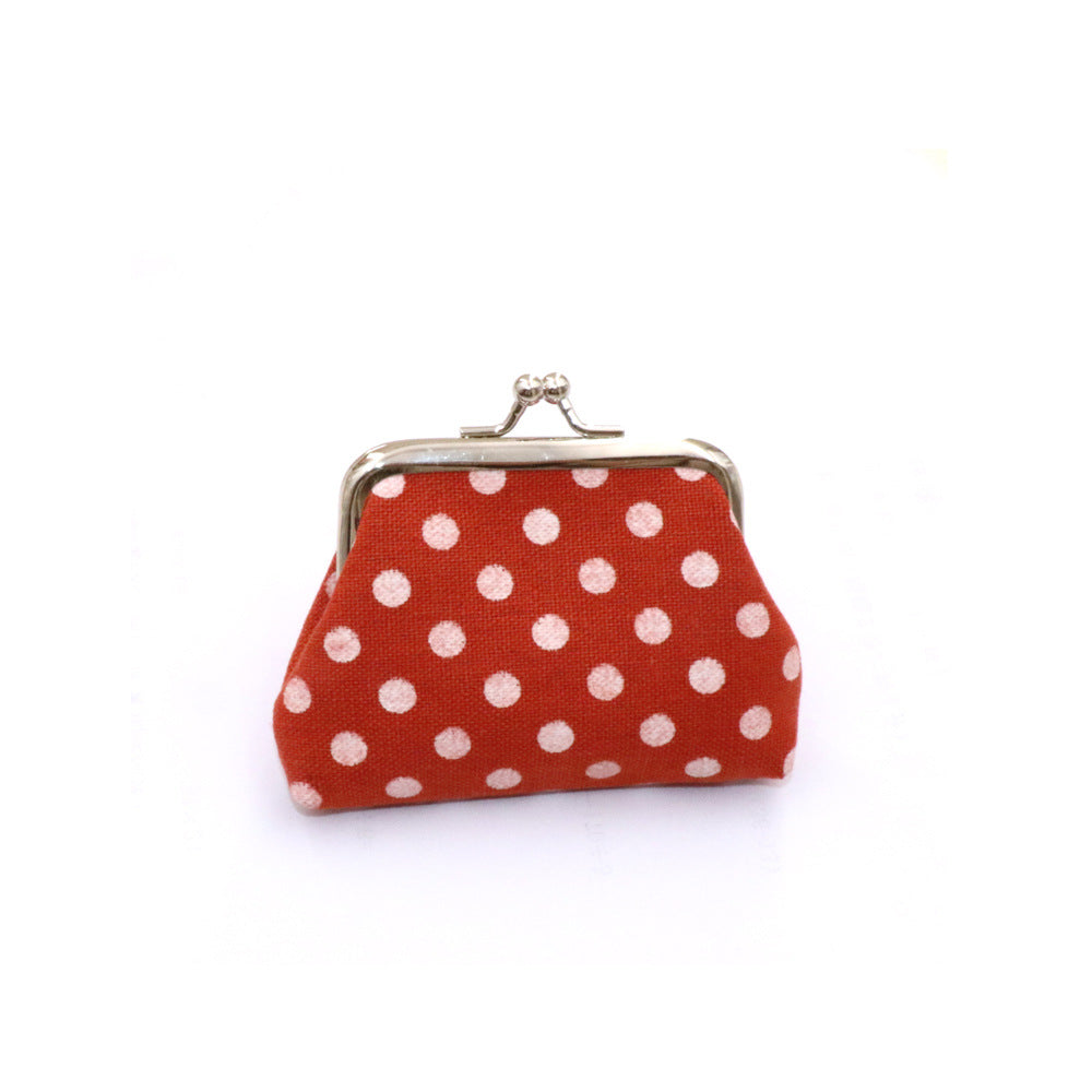Children's Creative Dot Canvas Tourist Souvenir Purses