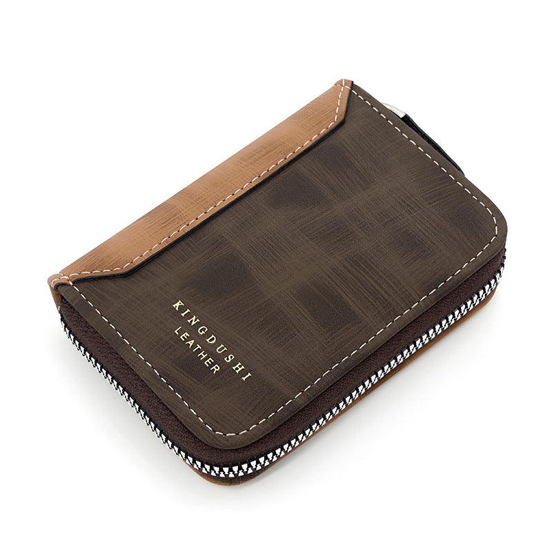 Men's Hot Expanding Multiple Slots Leather Large Capacity Card Holder