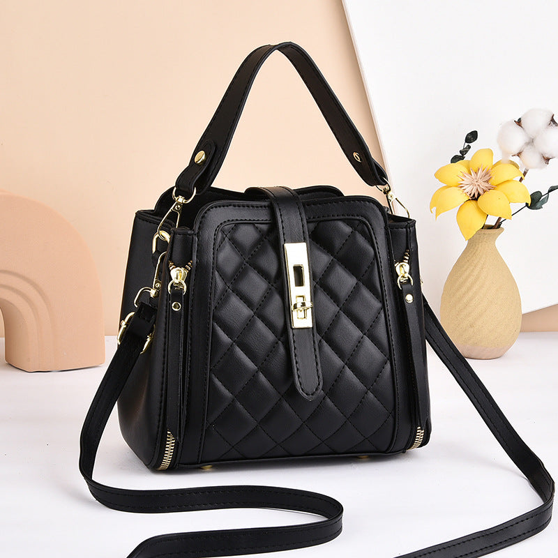 Women's Korean Style Fashion Large Elegant Versatile Handbags