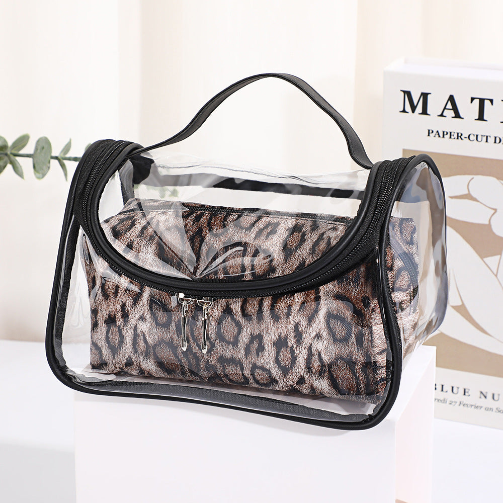 Portable Large Capacity Wash Stylish Versatile Makeup Bag