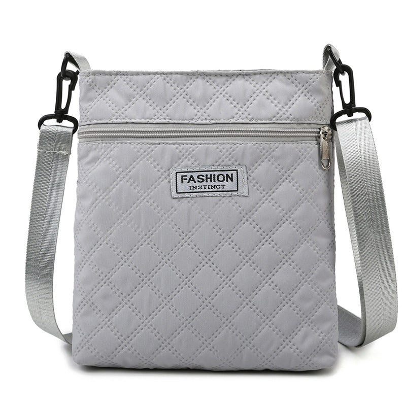 Fashion Simple Design Diamond Check Female Bags