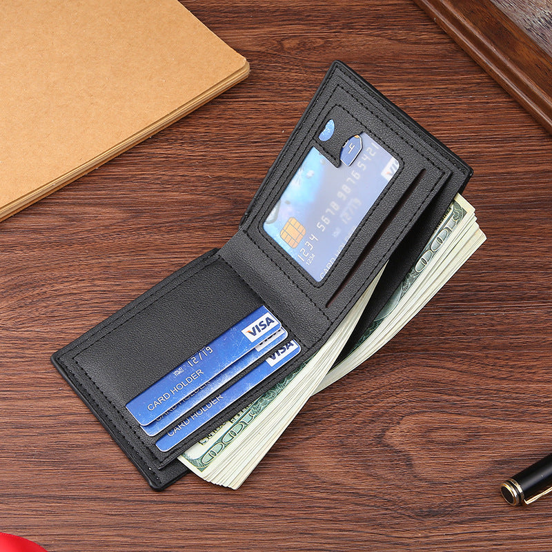 Men's Short Male Youth Business Fashion Large Men's Wallets