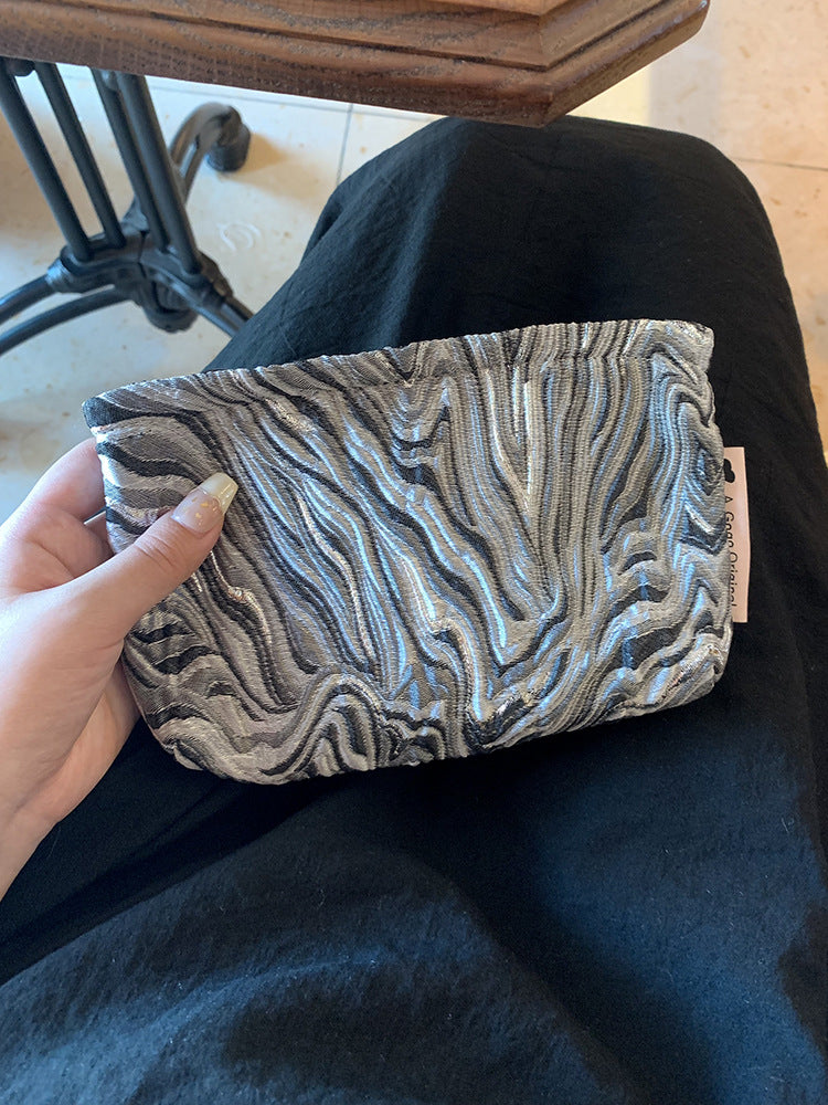 Three-dimensional Embossed Mobile Pencil Portable Liner Makeup Bag