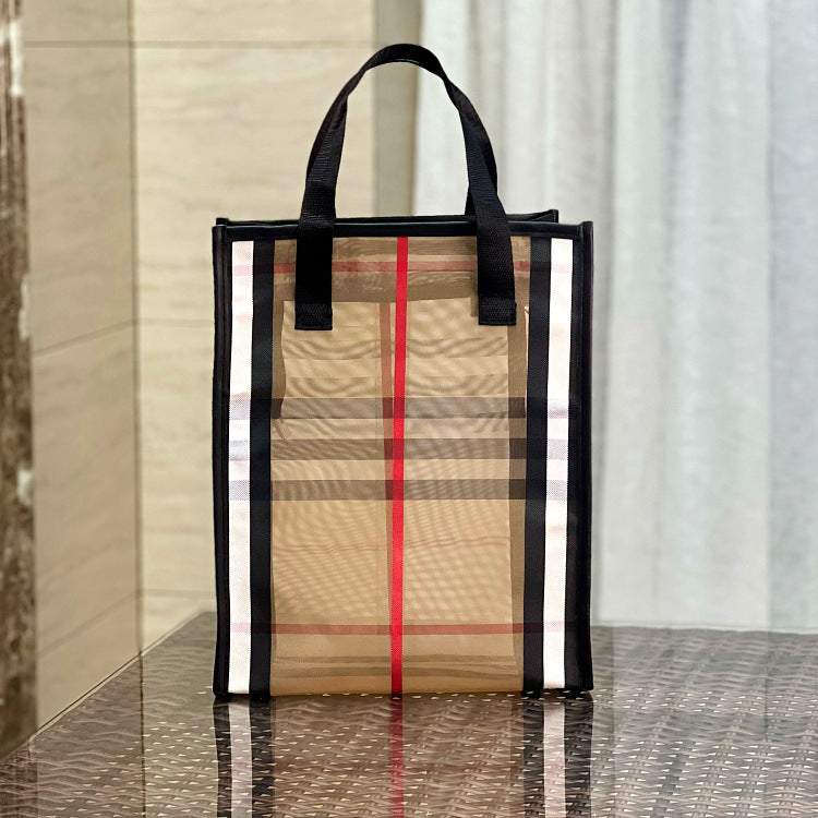 Simple Fashion Mesh Portable Wash Hand Bags