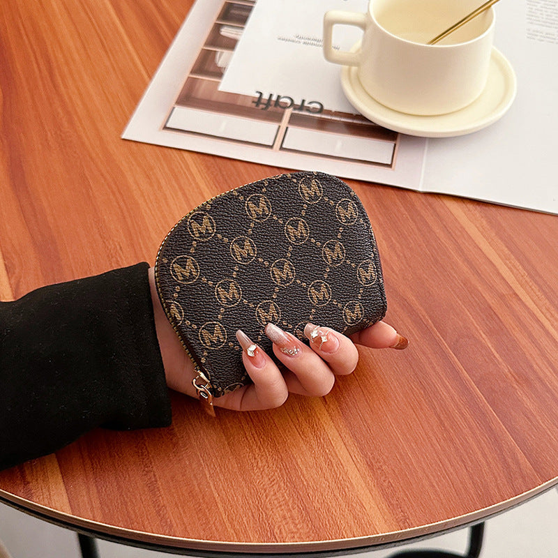 Durable Fashion Texture Semicircle Hand Holding Purses
