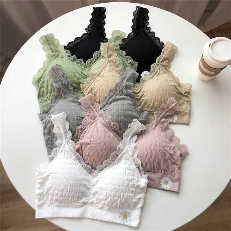 Women's Daisy Vitamin Suit Lace Push Up Lingerie Sets
