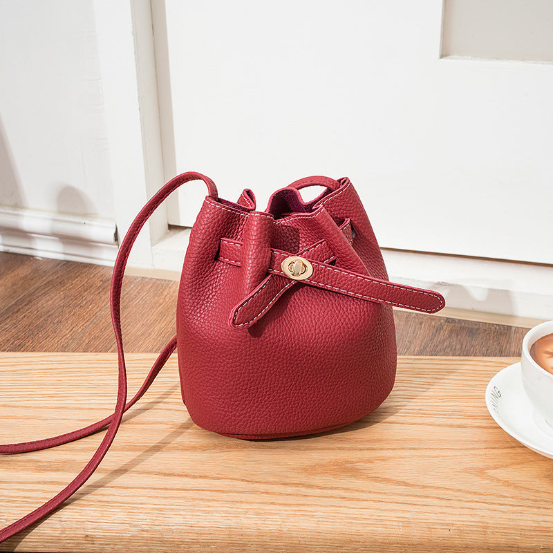 Women's Trendy Mini Fashion Lychee Pattern Shoulder Bags