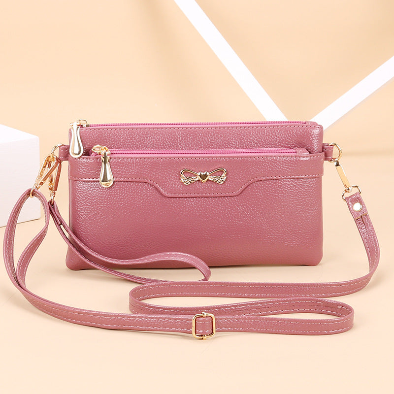 Women's Fashion Pouches Korean Versatile Simple Mobile Crossbody Bags