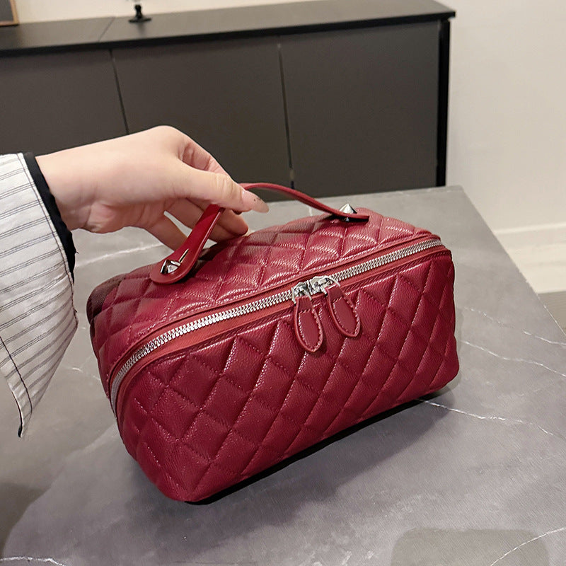 Wash Diamond Embroidery Thread Portable High-grade Storage Dressing Makeup Bag