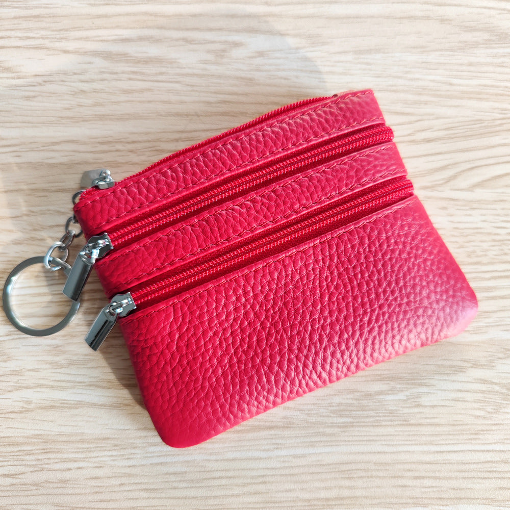 Women's Genuine Leather Business Short For Card Holder