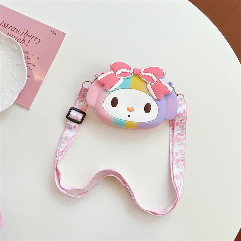 Stall Cartoon Silicone Soft Western Style Backpacks