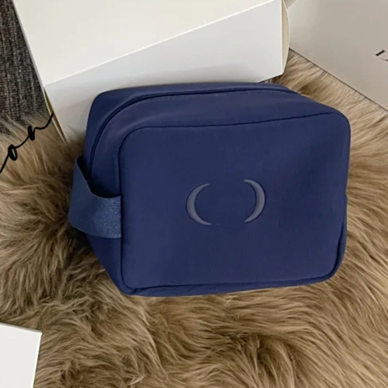 White Space Cotton Super Soft Feeling Portable Cosmetic Bags