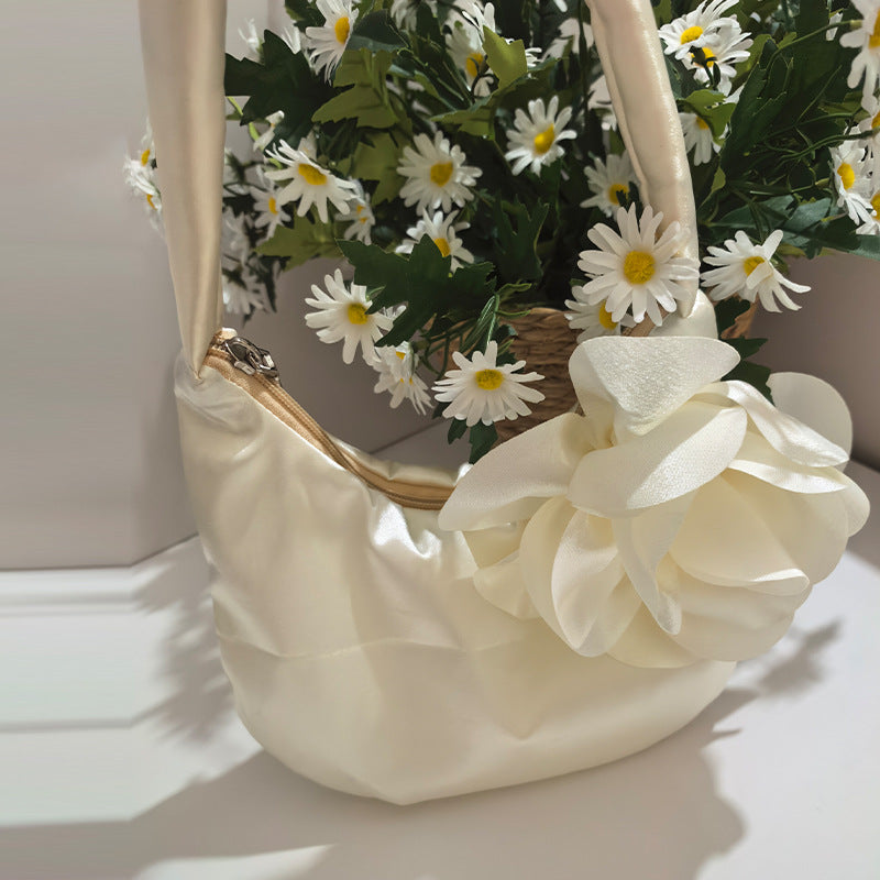 Women's Flowers Dumpling Summer Gentle Sweet Popular Women's Shoulder Bag