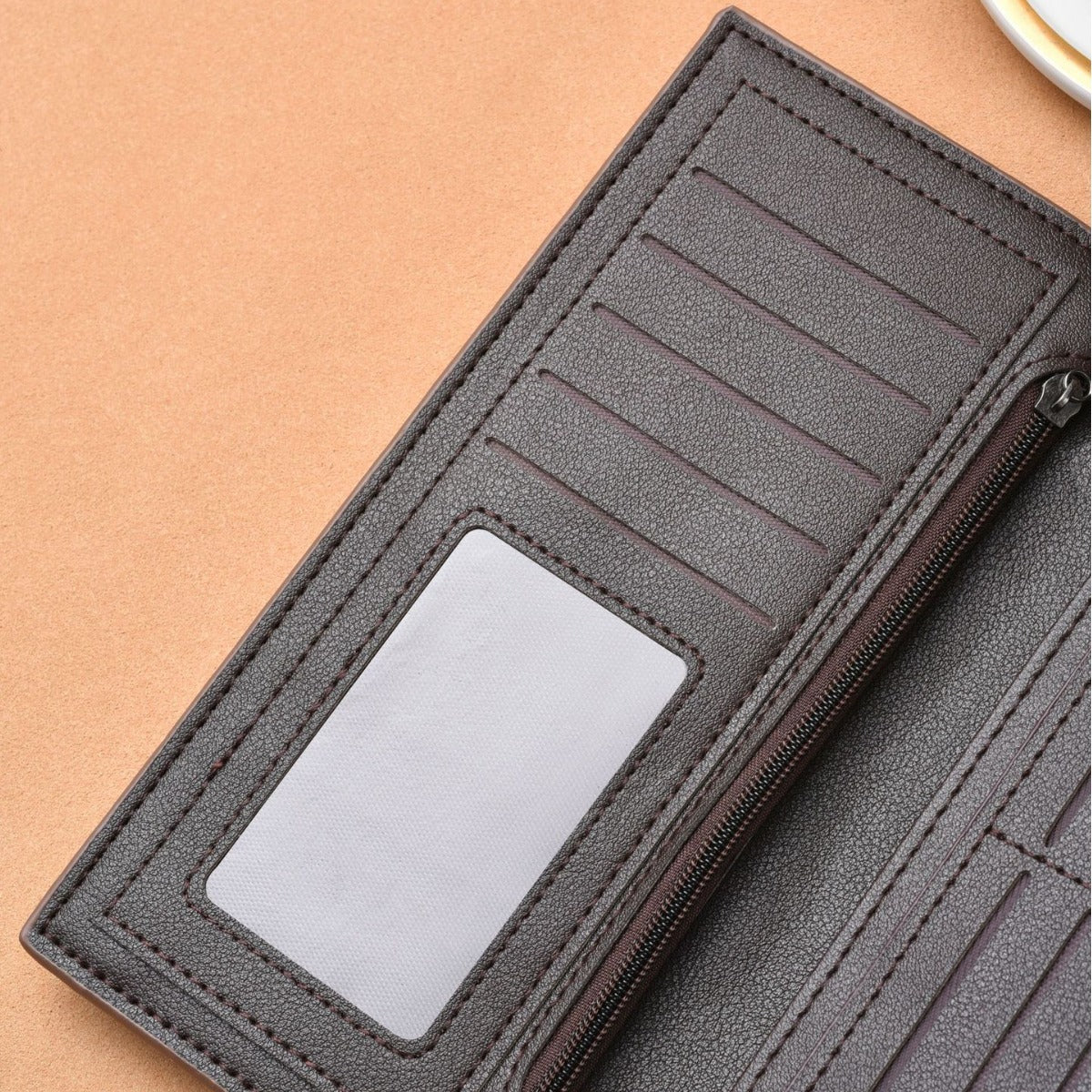 Men's Long Business Large Capacity Retro Fashion Men's Wallets