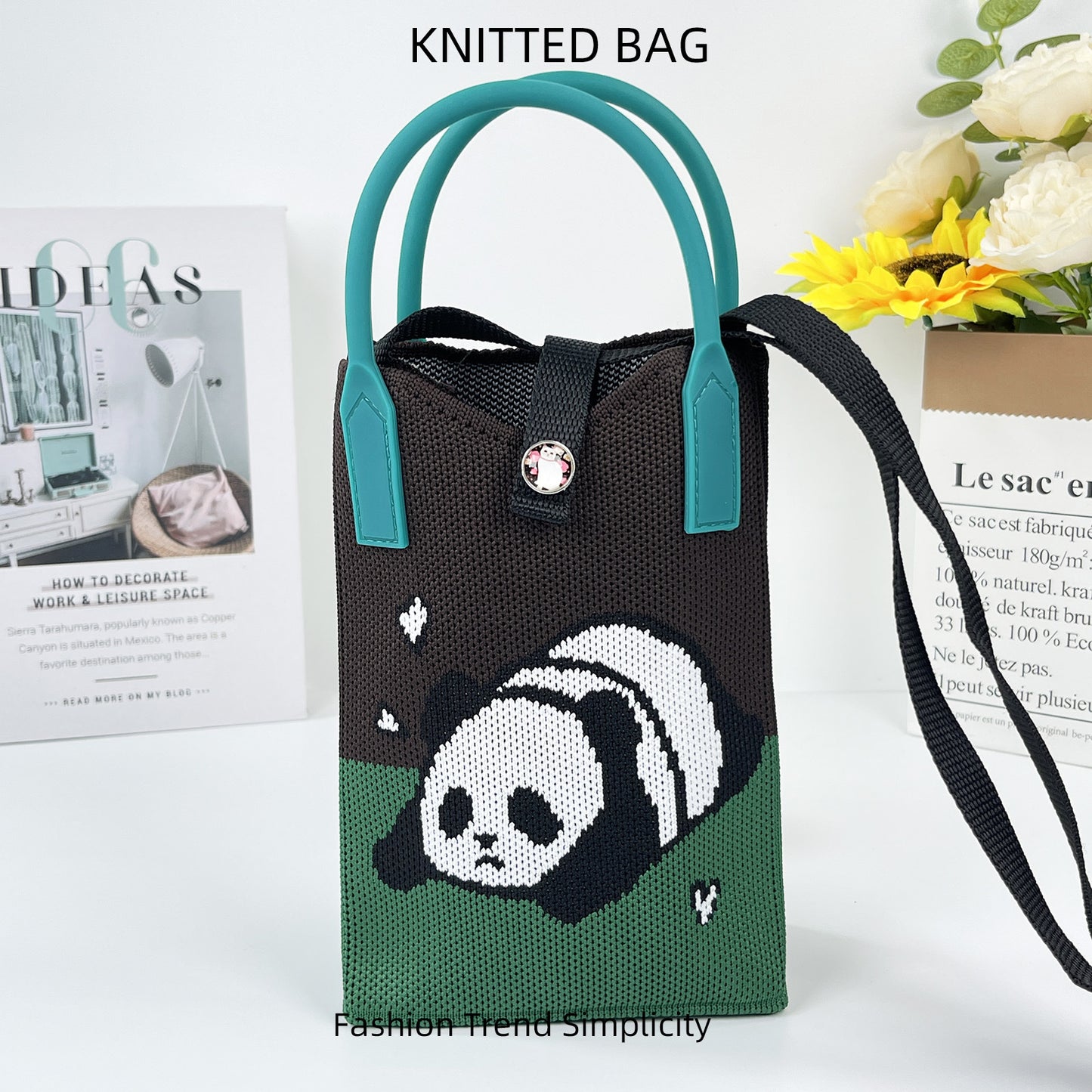 Pretty Knitted Mobile Mason Korean Mini Bags