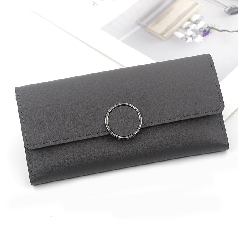 Women's Long Korean Style Simple Clutch Ladies Wallet