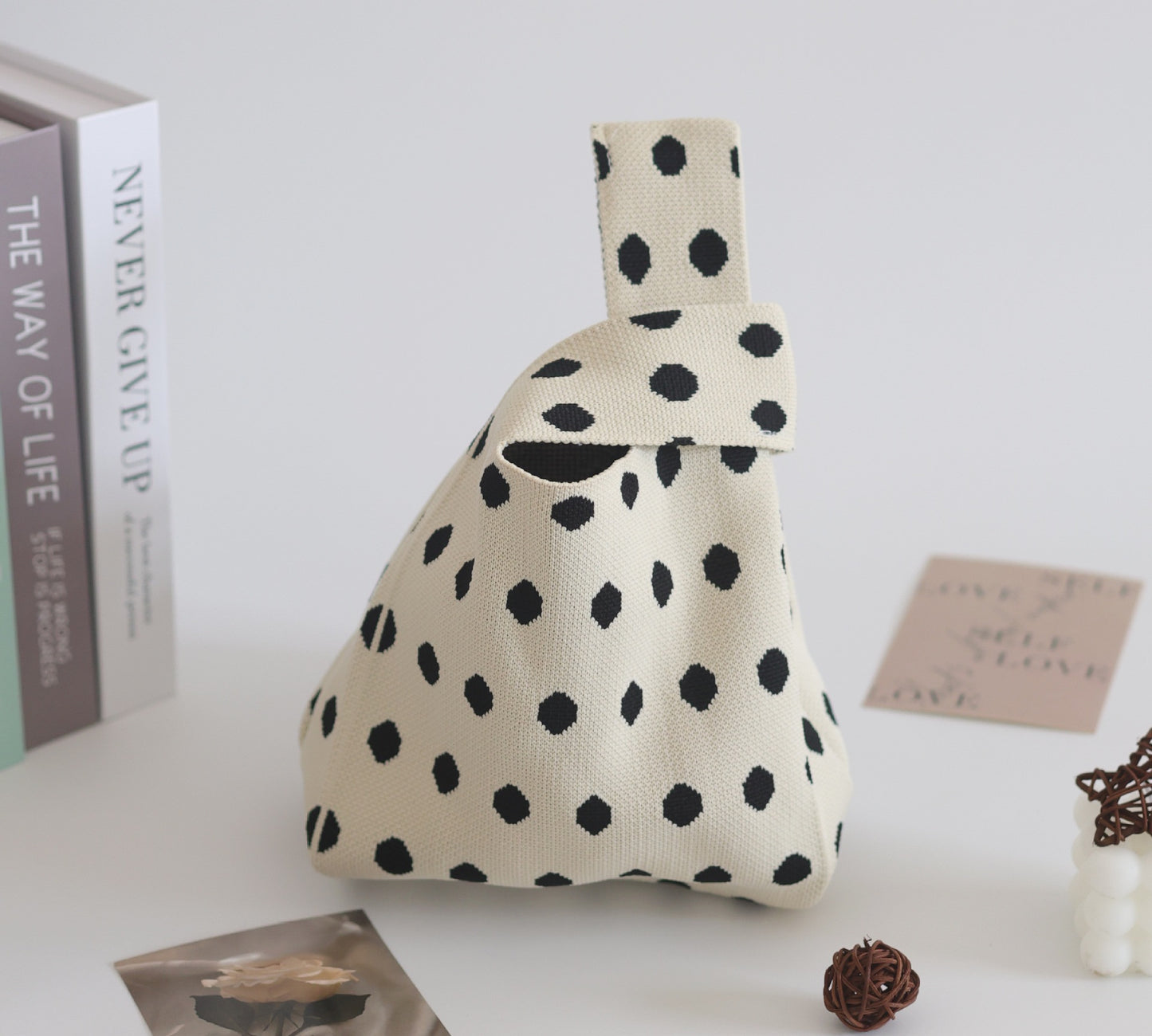 Unique Women's Knitted Woven Vest Simple Handbags