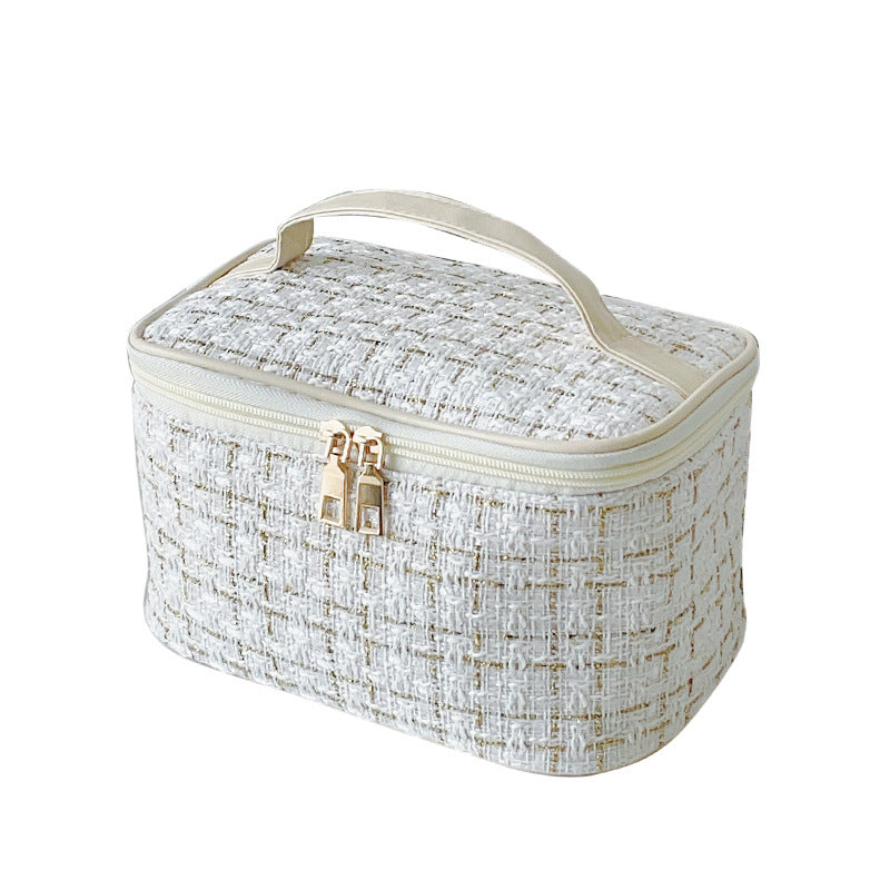 Style Large Capacity Plaid Portable Korean Toiletry Bags
