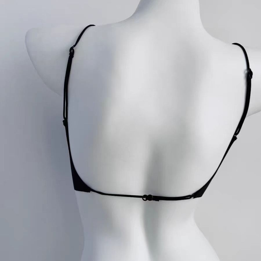 Women's Straps Bare Back Rabbit Cup Lace Lingerie Sets