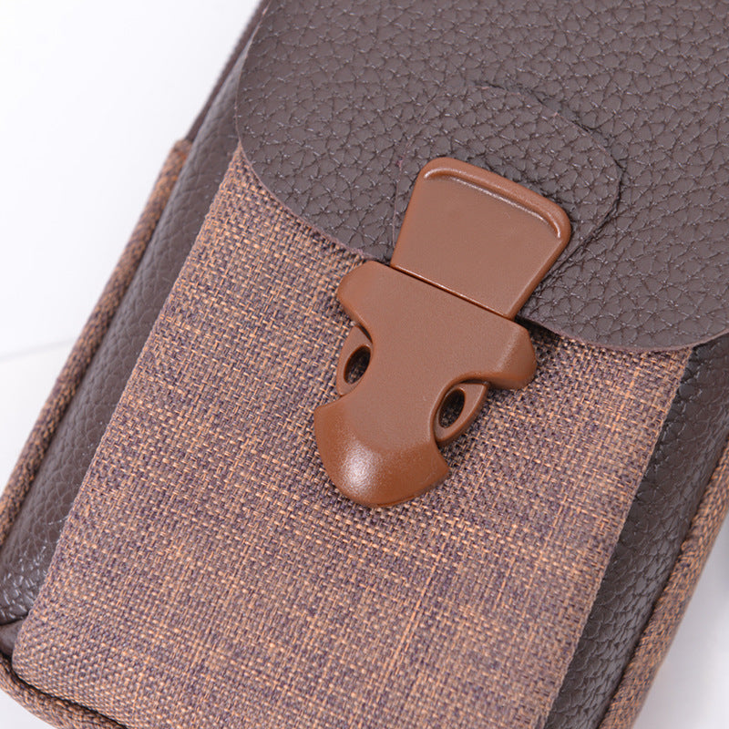 Fashion Inch Mobile Cigarette Construction Site Men's Waist Packs