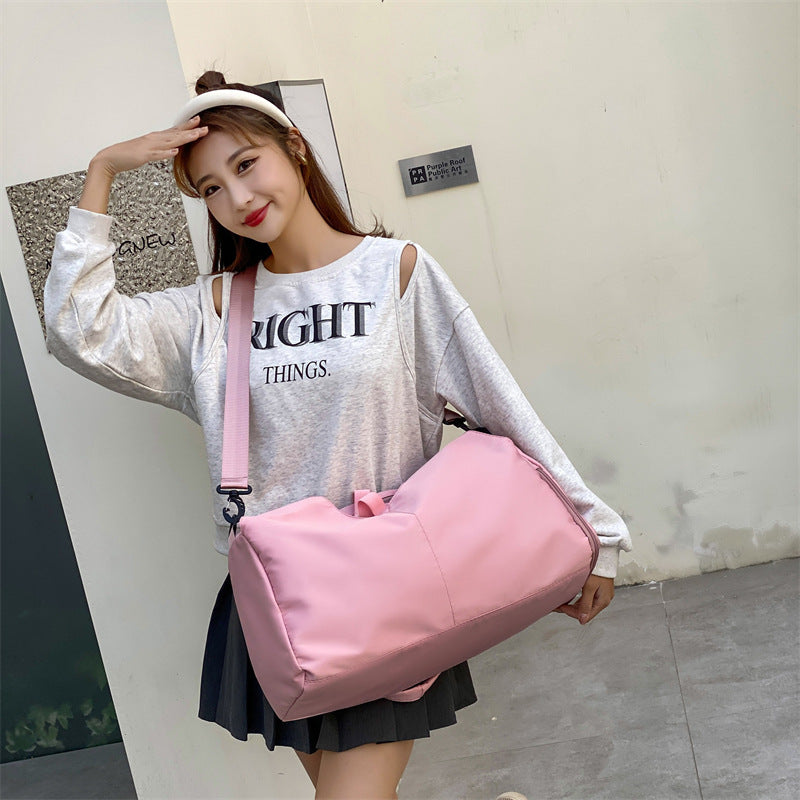 Women's Oxford Cloth Large Capacity Yoga Fitness Independent Travel Bags