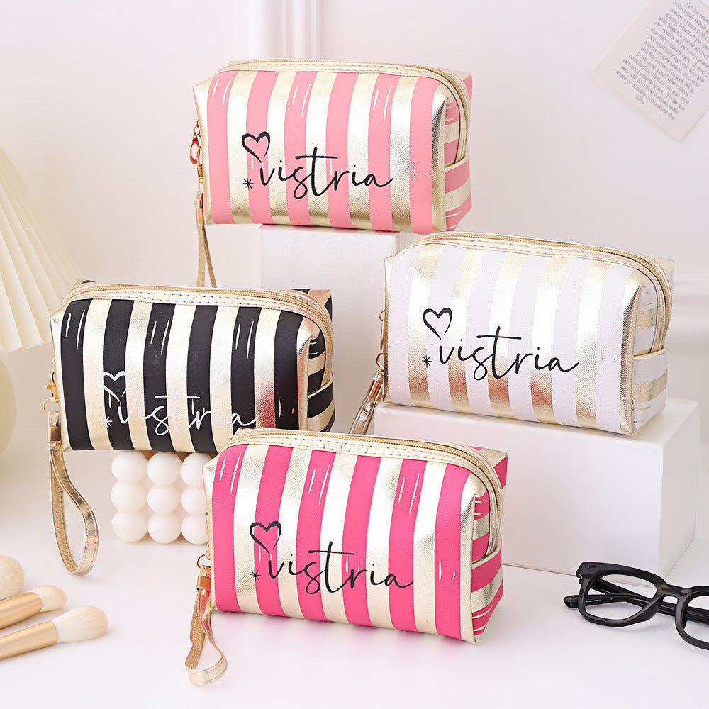 Charming Pretty Portable Zipper Multifunctional Storage Makeup Bag