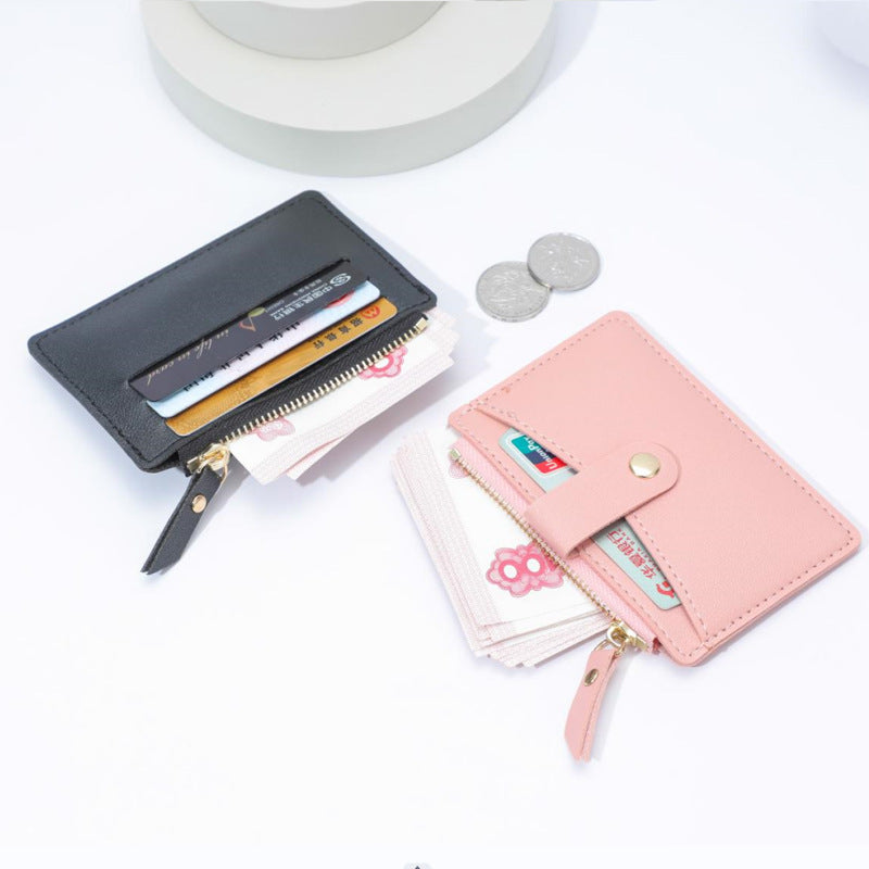 Popular Multifunctional Zipper Multiple Slots Customized Card Holder